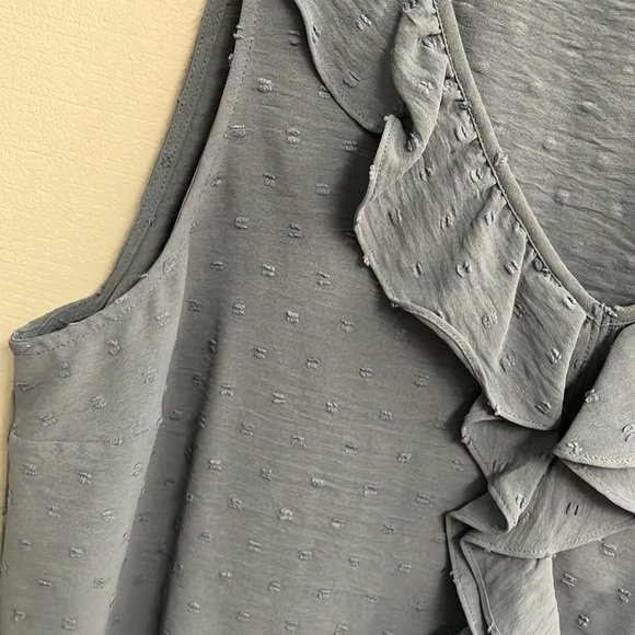 NWT Lauren Conrad Top XL Blue NWT New Without Tags - Picture 9 of 11